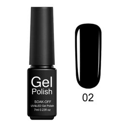 7ML Pure Color Gel Semi Permanent 29 Colors UV Gel Nail Polish Soak Off Longlasting Led Nail Gel Varnish5423176