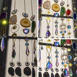 Decorative Figurines Eye-catching Faux Crystal Pendant Reflective Long Lasting Sparkling Suncatcher Hanging Window Decor