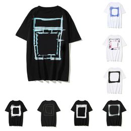 classic t shirt graphic tee designer mens t shirt vintage t-shirts Hip Hop summer fashion tees womens tops cotton tshirts short sleeve white clothes