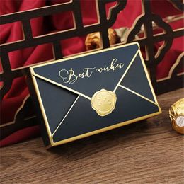 3Pcs Gift Wrap 5pcs 3Colors Cardboard Solid Paper Candy Box Wedding Favour Gift Box Diy Folding Packaging Bag Birthday Party Decoration Box