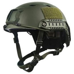 Snabb bashopphjälm BJ Style Airsoft Helmets Tactical för paintball utomhussportjakt skytte 240509