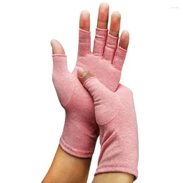 Cycling Gloves Half Finger Arthritis Health Elastic Breathable Compression For Men Women Wrist Brace Support