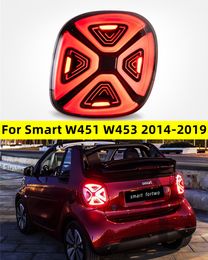 Car Tail Lights for BENZ Smart LED Taillight 20 14-20 20 Smart W453 W451 Rear Fog Brake Turn Signal Light