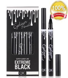 Waterproof Black Liquid Eyeliner Pencil Big Eyes Makeup Longlasting Eye Liner Pen Make up Smooth Fast Dry Cat Eye Cosmetic Tool b5447278