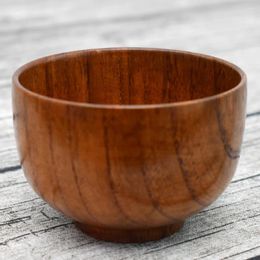 Bowls Wooden Oval Bowl Furniture Kitchen Supplies Coffee Spoon Tableware Japanese Noodle Salad Soup Household Dinnerware