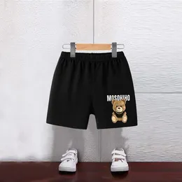 Shorts Children's Summer Cotton Boys And Girls Thin Outer Sweatpants Baby Clothes Medium Bear Five-point Pants