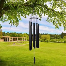 Decorative Figurines Outdoor Wind Chimes Deep Tone 37.4 Inch Memorial With 8 Tuned Tubes Garden Yard Patio