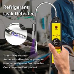 WJL-6000 Leak Detector Halogen Refrigerant Gas HVAC Air Conditioner R22 R410A R134A R1234YF CFCs HCFCs HFCs