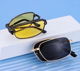 Sunglasses Square Night Vision Folding Portable Driving Glasses Pochromic For Men Polarized4672483