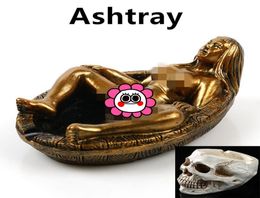Funny Resin Ashtray Creative Handicraft Ashtrays Antishock Smoke Ash Tray Fashion Environmental el Home for Smoking Accessorie5677071