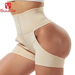 Waist Tummy Shaper GUUDIA Hip Lift Underwear Push Up and Abdominal Control Shape Fabric Q240509