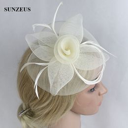 Beautiful Ladies Vintage Flower Hair Fascinators Prom Headpieces Headdress Bride 2017 Wedding Hats Accessories Wholesale Free Shipping 321f