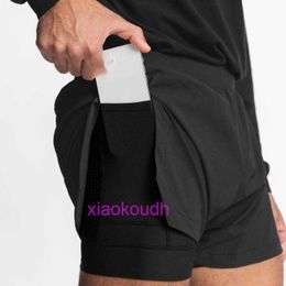 Lul Designer Comfortable Sports Cycling Yoga Pants Shorts New Summer and Mens Style Gym Mesh Breathable Training