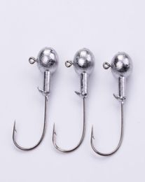 2019 5 PSCLot New High Quality 1g3g5g55g10g Lead Head Hook Jigs Bait Fishing Hooks For Soft Lure Fishing Tackle4939771