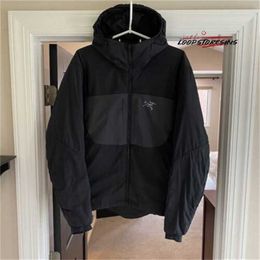 Designers Brand Windbreaker Hooded Jackets Protonar Hoodie Men's Medium Black KY4O