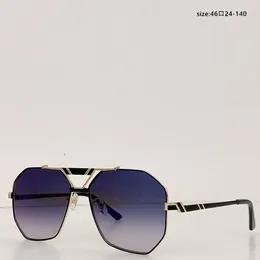 Sunglasses Retro Polygonal Anti Glare Driving For Men And Women's Fashionable Metal Large Frame Square Outdoor UV400