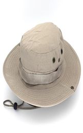 Wide Brim Hats Bucket Hat Safari Boonie Men039s Panama Fishing Cotton Outdoor Unisex Women Summer Hunting Bob Sun Protection Ar1091569