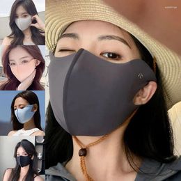 Scarves 1PC Seamless UV Protection Face Mask Women Silk Cover High Aesthetic Value Summer Thin Breathable Sun Eye