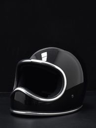 Fibreglass material space helmet vintage MOTOSTAR 240509