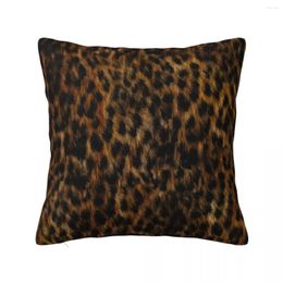 Pillow Cheetah Fur Texture Throw Anime Girl Pillowcases Bed S Sofa Cover Ornamental Pillows For Living Room