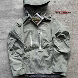 디자이너 브랜드 Windbreaker Hooded Jackets 남자 SV 대형 녹색 재킷 4vp6