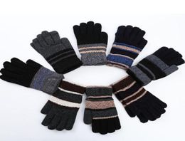 Knitted Fingerless Gloves Autumn Winter Warm Mittens Fashion Men Women Half Finger Gloves Soft Hand Warmer Glove7353377