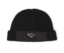 Luxury Designers Italy Brand Hats Bonnet Winter Beanie Knitted Wool Hat Plus Velvet Cap Inverted Triangle Fringe Beanies Caps And 8494047
