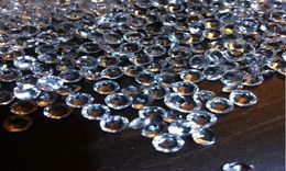 1000pcs 10mm Clear Acrylic Diamond Confetti for Wedding Decoration Table Scatters6138353