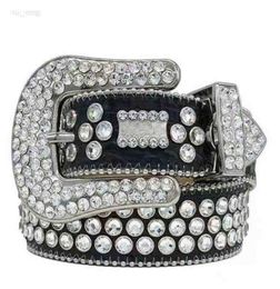 2022 Designer belt for men women Rhinestone belts with full multicolour shiny diamond rhinestones ruirong7296880