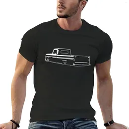 Men's Tank Tops 60-66 Mini C10 Truck Slammed Lowrider Dropped T-Shirt Black T Shirt Animal Print For Boys Men Clothings