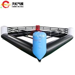 Outdoor Activities 4x4m Pvc Tarpaulin Inflatable Boxing Ring Human Jousting Sport Game Arena with Blower
