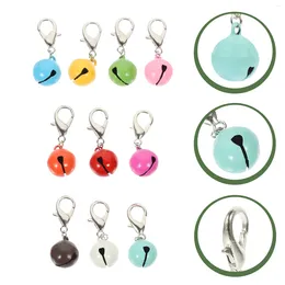 Dog Collars 10 Pcs Pet Necklace Bell Necklaces For Small Dogs Collar Cat Accessories Multi-function Bells Crafted