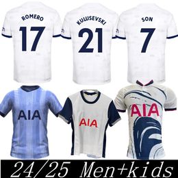 23 24 25 SON MADDISON Soccer Jerseys RICHARLISON ROMERO KULUSEVSKI KULUSEVSKI 2024 2025 VAN DE VEN BISSOUMA JOHNSON SOLOMON Football kit shirt SPURS Top Men kids set