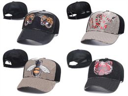 Designer Mens Baseball Caps woman Brand Tiger Head Hats bee snake Embroidered bone Men Women casquette Sun Hat gorras Sports mesh 2899871
