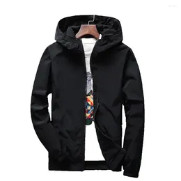 Men's Jackets 2024 Spring And Autumn Male Fashion Casual Windbreaker Hooded Zipper Coats Warm Parkas For Men Trend Streetwear Tops