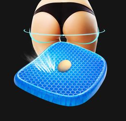Silicone Ice Pad Gel Seat Cushion Egg Nonslip Cool Soft Comfortable Outdoor Honeycomb Massage Sitter Office Chair Car Cushion DBC2075621