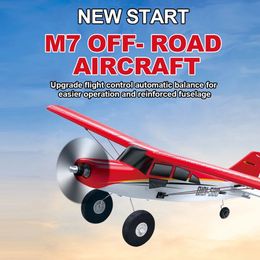 Qidi560 RC Plane Moore M7 Off-road 4CH Remote Control Airplane Brushless Fixed Wing Aircraft Model EPP Foam Toys for Children 240508