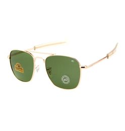 2018 New Fashion Army AO Pilot 53mm Sunglasses Brand American Optical Glass Lens Sun Glasses Masculino7316675