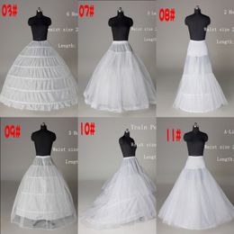 6 Style Cheap Net Petticoat Mermaid Ball Gown A Line Wedding Dresses Crinoline Prom Evening Dresses Petticoats Bridal Wedding Accessori 278O