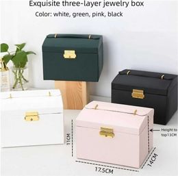 Jewellery Boxes Drer Jewellery Box Velvet Ring Bracelet Earrings Jewellery Boxes Organiser Necklace Display Stand Accessories Separator Storage