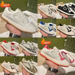 10A designer shoes brand Women's shoes MAC80 sneaker Leather Vintage G embroidered pair casual sneaker B22 Small white shoes