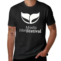 Men's Polos Mystic Film Festival Merch T-shirt Shirts Graphic Tees Oversizeds Heavyweights Mens Big And Tall T