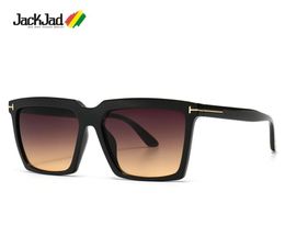 JackJad 2020 Fashion Vintage Oversized Square SABRINA Style Sunglasses Women ins Brand Design Sun Glasses 07644760555