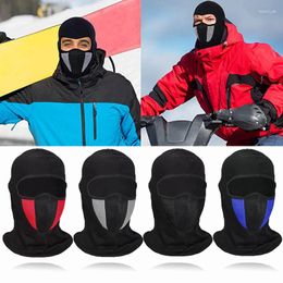 Berets Full Face Mask Outdoor Skullies Beanies Men Women Hat Breathable Balaclava Dustproof Cycling Running Winter Hats Bonnets