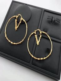 Trendy Vintage Brass Gold Plated Hoop Round Earrings For Women Earring Fashion Jewelry Accessories Wedding Anniversary Gift dangle9384928