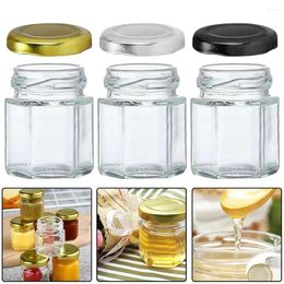 Dinnerware Mini Party Supplies Wedding Gifts Honey Bottles Container With Lids Glass Jars