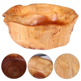 Plates Wooden Fruit Plate Creative Serving Tray Snack Household Storage Box For Home Office Shop Desktop ( 15-19cm Irregular