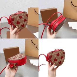 Evening Bags Totes Heart Shape Women Cute Handbag Knotted Shoulder Straps Leather Designer Crossbody Female Casual Purses 22309 245K