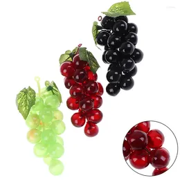 Party Decoration Real Touch Artificial Fruit Grapes Plastic Home Garden Wedding