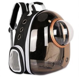 Astronaut Window Bubble Dog Cat Backpack Outddor Carrying Travel Bag Breathable Space Transparent Pet Carrier CarriersCrates Ho6102526